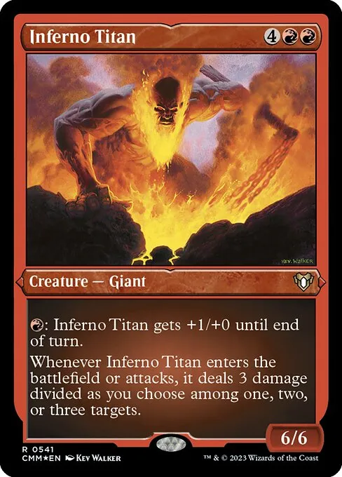 Inferno Titan · Commander Masters 541/1067