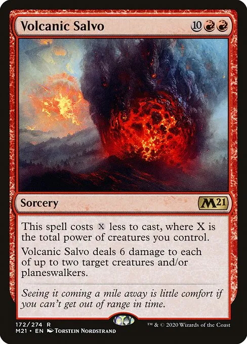 Volcanic Salvo · Core Set 2021 172/397