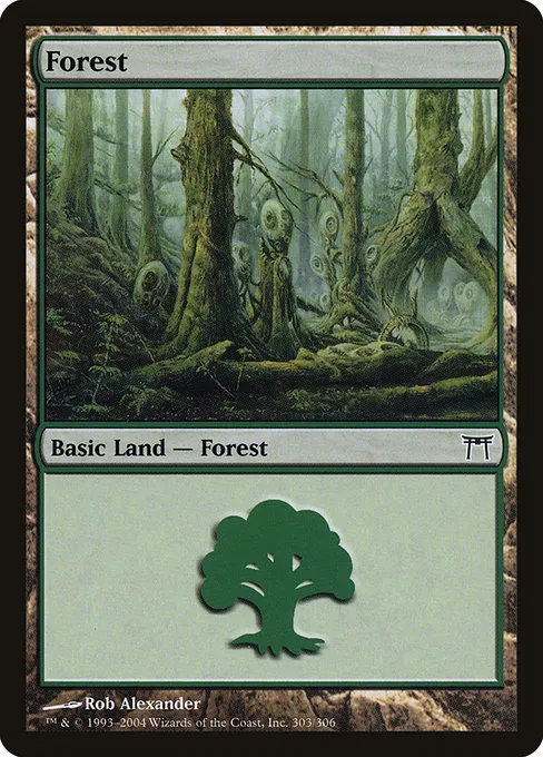 Forest · Champions of Kamigawa 303/307
