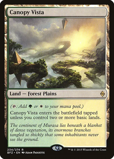 Canopy Vista · Battle for Zendikar 234/299
