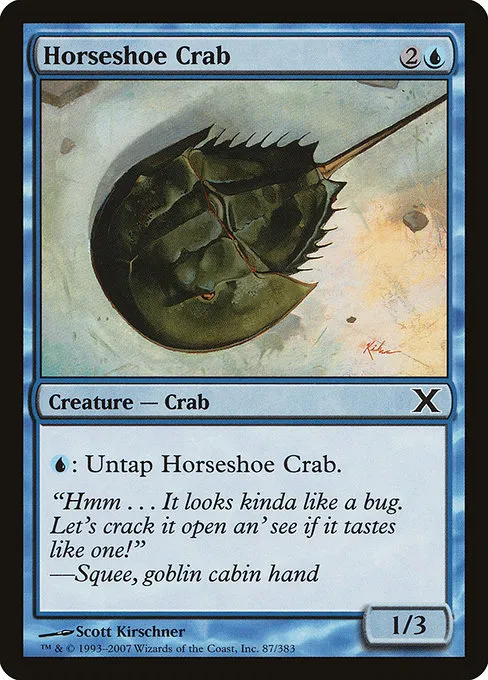 Horseshoe Crab · Tenth Edition 87/510