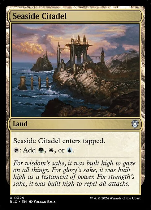 Seaside Citadel · Bloomburrow Commander 329/356