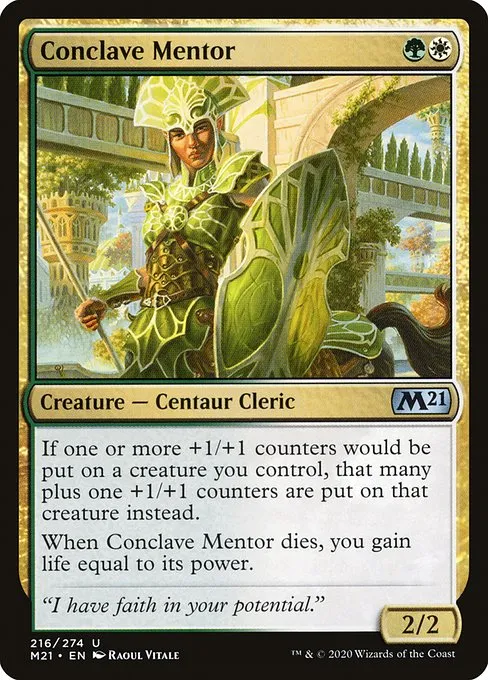 Conclave Mentor · Core Set 2021 216/397