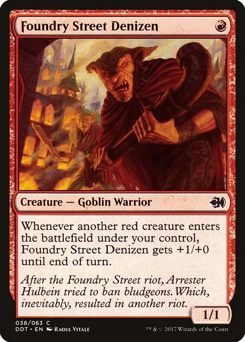 Foundry Street Denizen · Duel Decks: Merfolk vs. Goblins 38/63