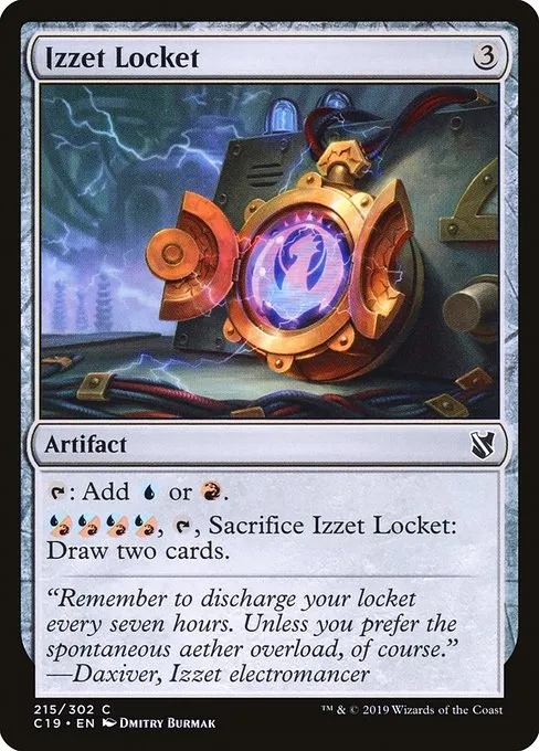 Izzet Locket · Commander 2019 215/302