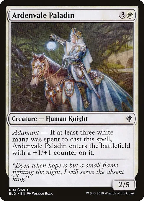 Ardenvale Paladin · Throne of Eldraine 4/398