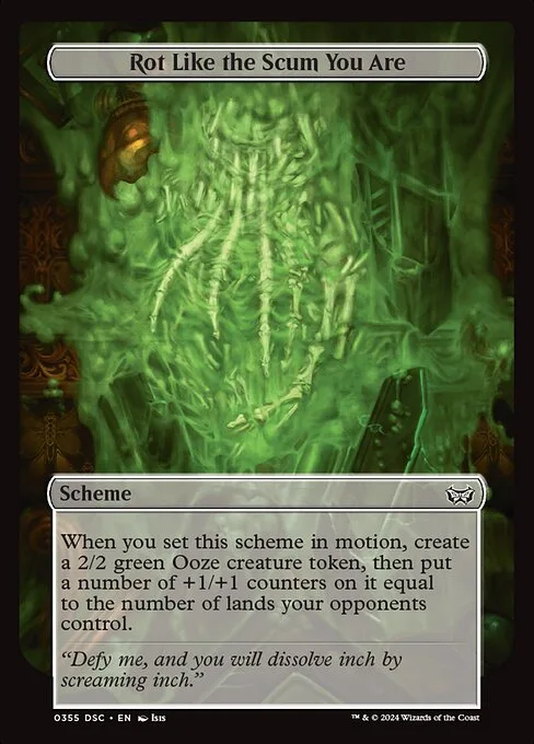 Rot Like the Scum You Are · Duskmourn: House of Horror Commander 355/373