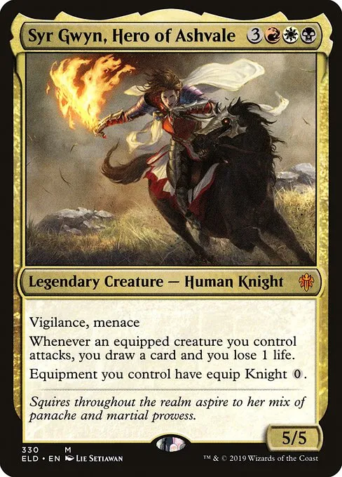 Syr Gwyn, Hero of Ashvale · Throne of Eldraine 330/398