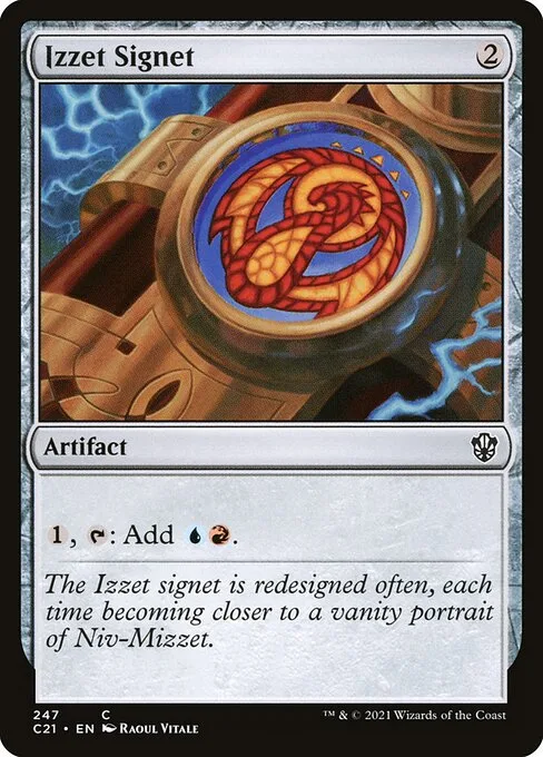 Izzet Signet · Commander 2021 247/409