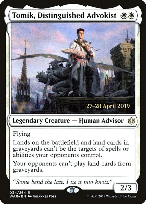 Tomik, Distinguished Advokist · War of the Spark Promos 34s/176