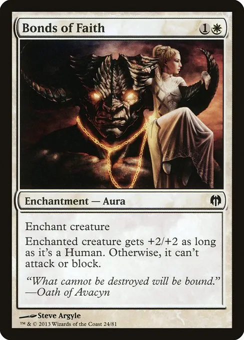 Bonds of Faith · Duel Decks: Heroes vs. Monsters 24/81