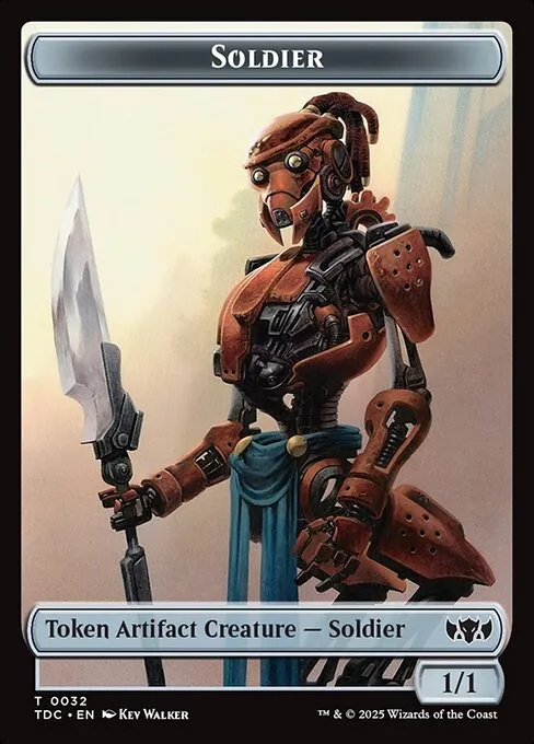 Soldier · Tarkir: Dragonstorm Commander Tokens 32/34