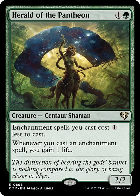 Herald of the Pantheon · Commander Masters 898/1067