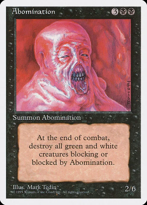 Abomination · Fourth Edition 117/380
