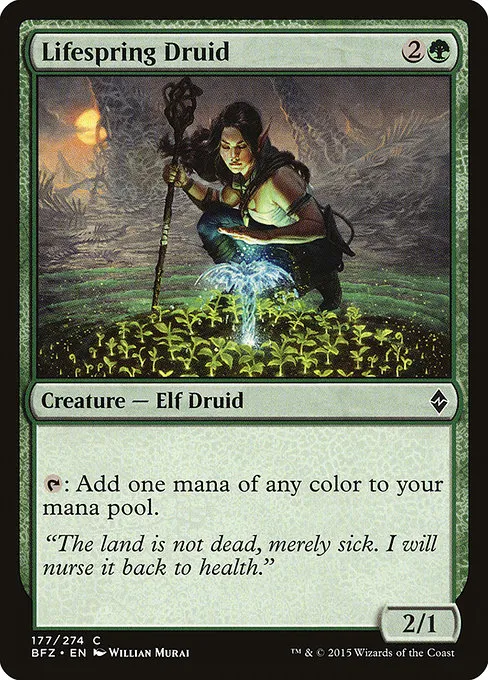 Lifespring Druid · Battle for Zendikar 177/299
