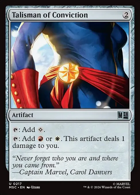 Talisman of Conviction · Marvel Super Heroes Commander 217/9