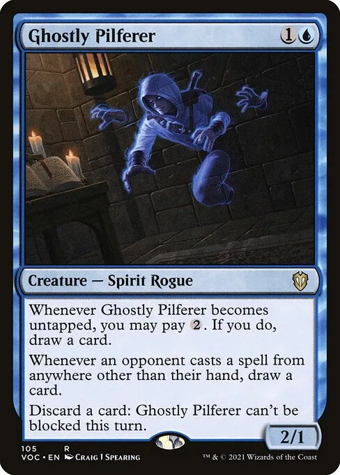 Ghostly Pilferer · Crimson Vow Commander 105/188