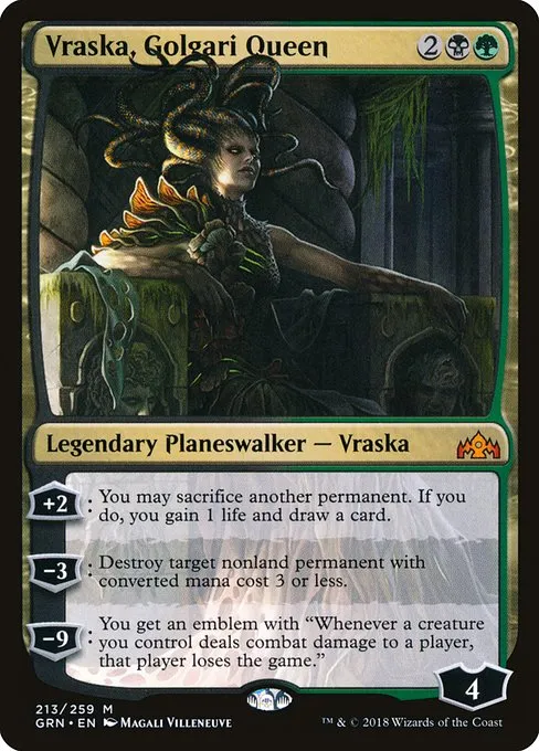 Vraska, Golgari Queen · Guilds of Ravnica 213/273