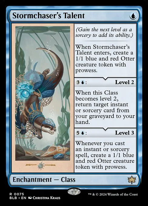 Stormchaser's Talent · Bloomburrow 75/398