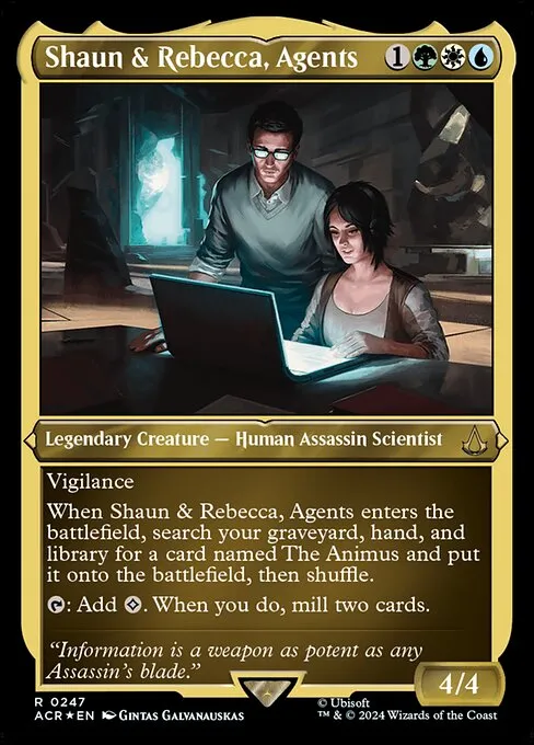 Shaun & Rebecca, Agents · Assassin's Creed 247/309