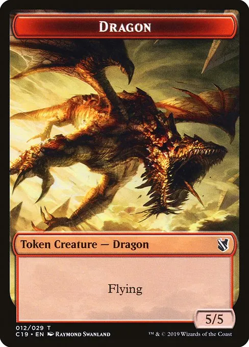 Dragon · Commander 2019 Tokens 12/29