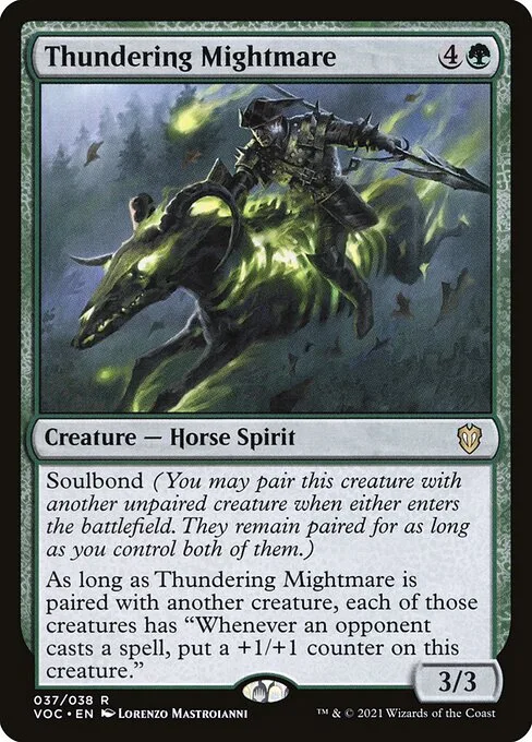 Thundering Mightmare · Crimson Vow Commander 37/188