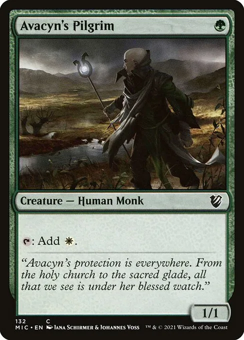 Avacyn's Pilgrim · Midnight Hunt Commander 132/187