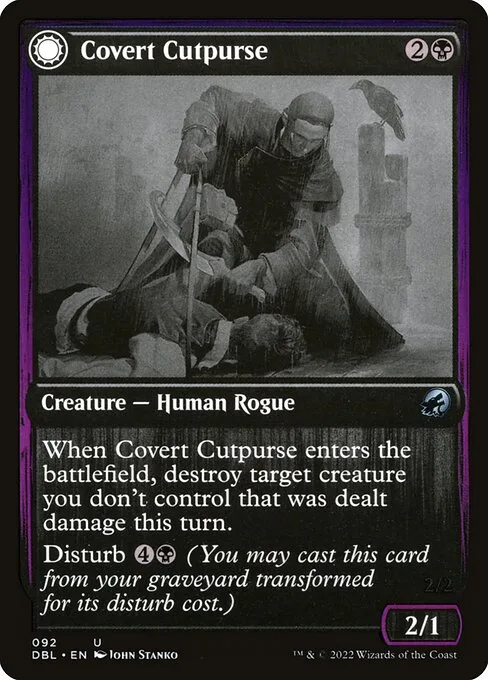 Covert Cutpurse // Covetous Geist · Innistrad: Double Feature 92/535