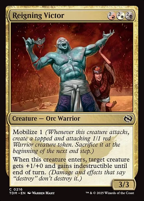 Reigning Victor · Tarkir: Dragonstorm 216/427