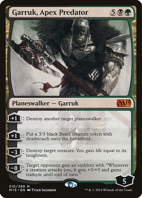 Garruk, Apex Predator · Magic 2015 210/284