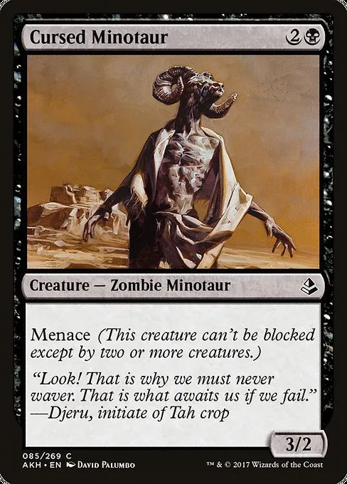 Cursed Minotaur · Amonkhet 85/287