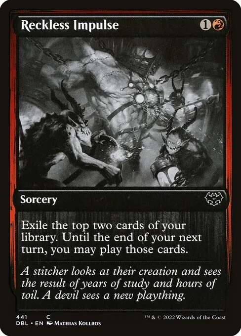 Reckless Impulse · Innistrad: Double Feature 441/535