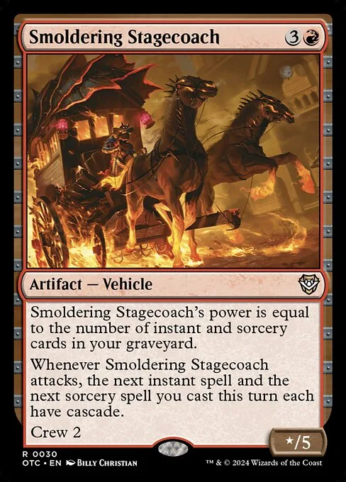 Smoldering Stagecoach · Outlaws of Thunder Junction Commander 30/342