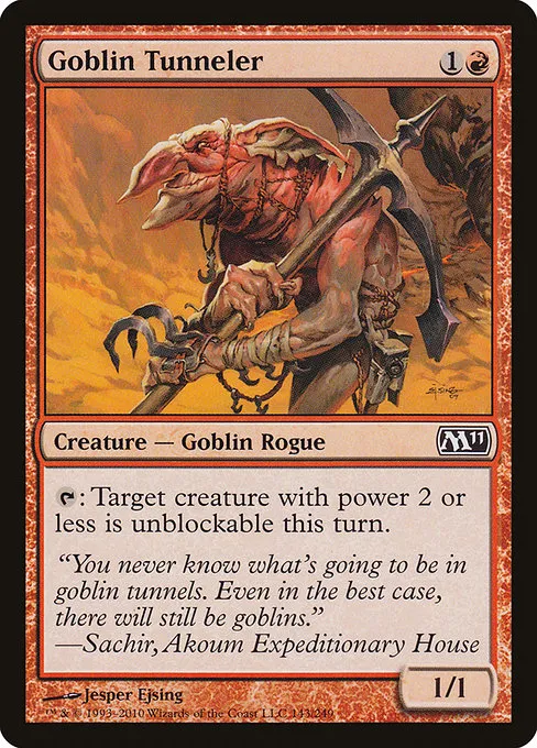 Goblin Tunneler · Magic 2011 143/249