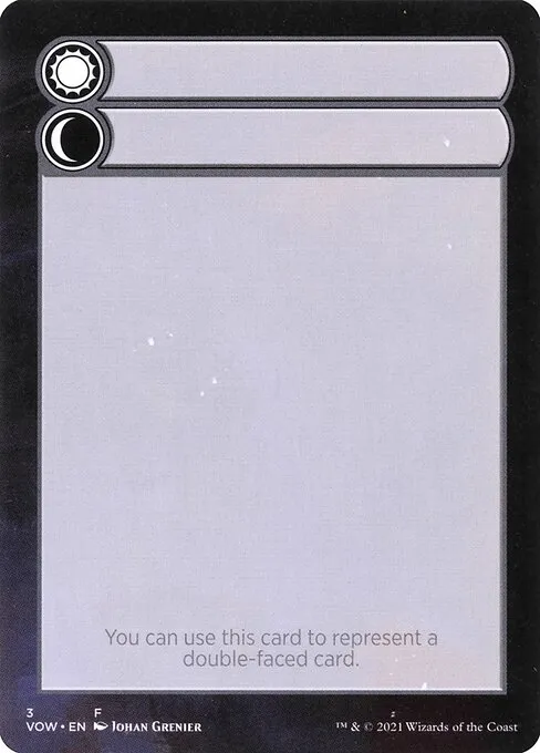 Double-Faced Substitute Card · Innistrad: Crimson Vow Substitute Cards 3/9