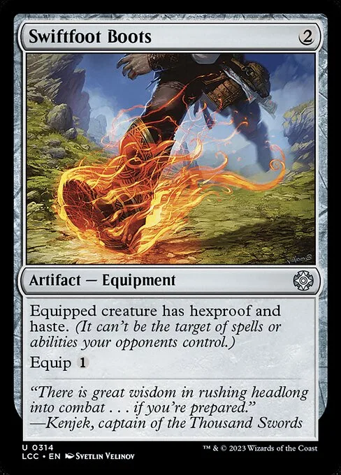 Swiftfoot Boots · The Lost Caverns of Ixalan Commander 314/370