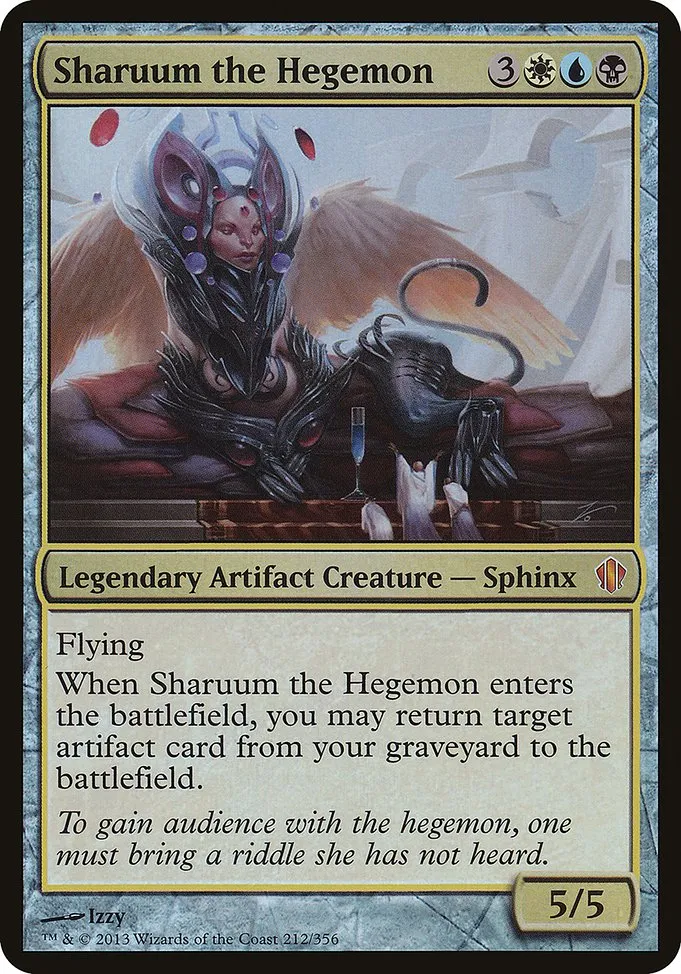 Sharuum the Hegemon · Commander 2013 Oversized 212/15
