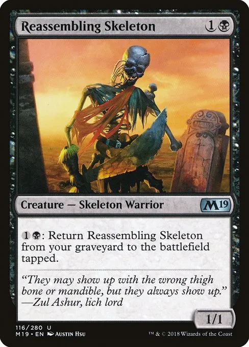 Reassembling Skeleton · Core Set 2019 116/314