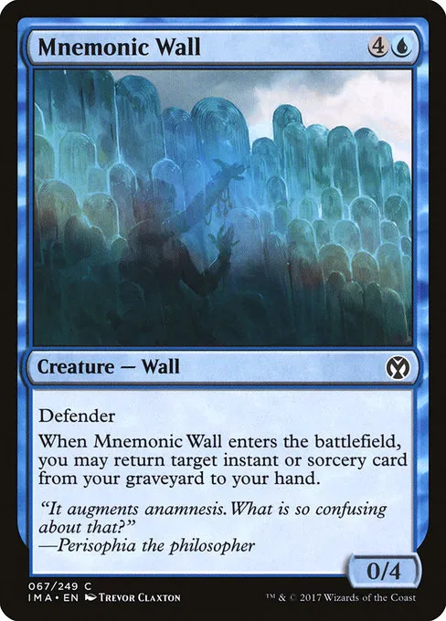Mnemonic Wall · Iconic Masters 67/249
