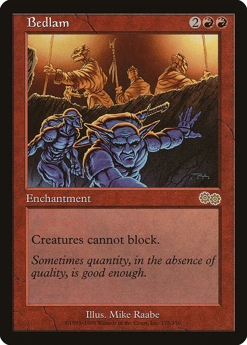 Bedlam · Urza's Saga 175/357