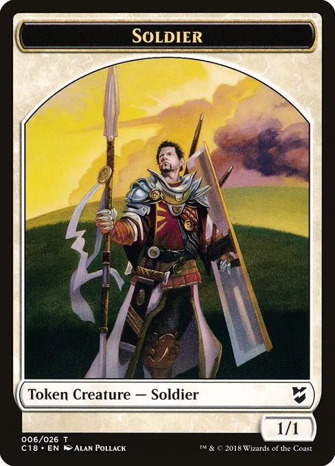 Soldier · Commander 2018 Tokens 6/26