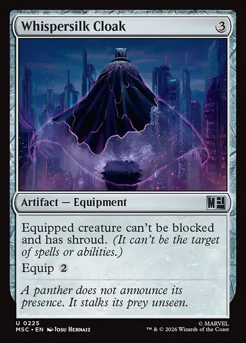 Whispersilk Cloak · Marvel Super Heroes Commander 225/9