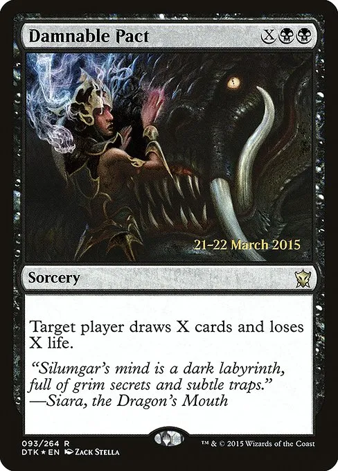 Damnable Pact · Dragons of Tarkir Promos 93s/51