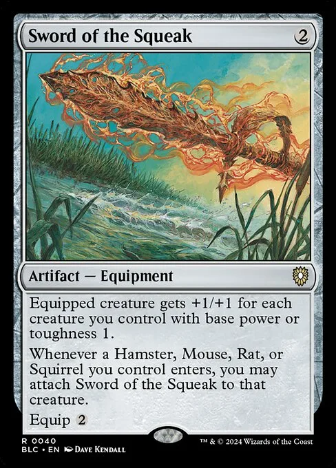 Sword of the Squeak · Bloomburrow Commander 40/356
