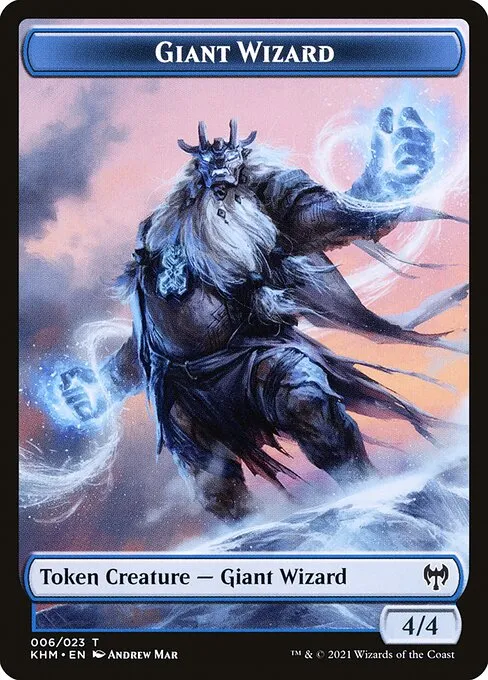 Giant Wizard · Kaldheim Tokens 6/23