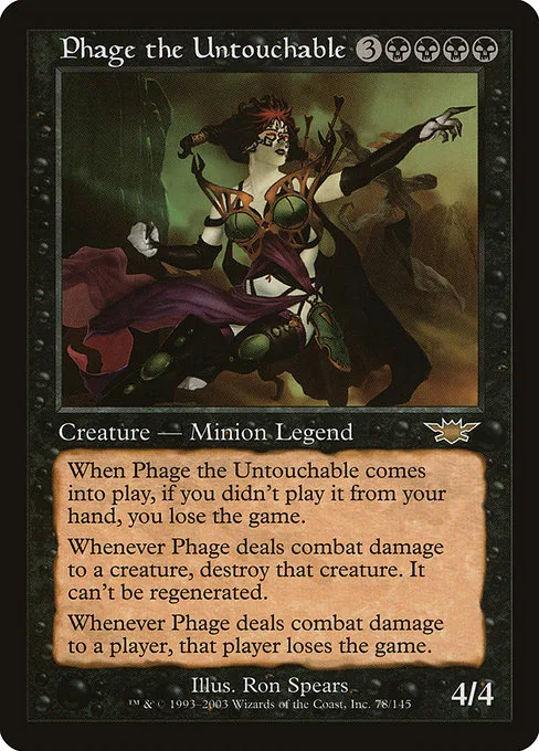 Phage the Untouchable · Legions 78/145