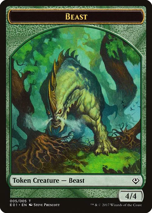 Beast · Archenemy: Nicol Bolas Tokens 5/5
