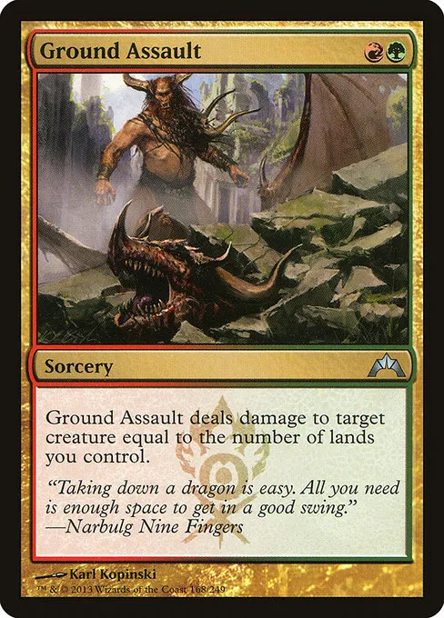 Ground Assault · Gatecrash 168/249