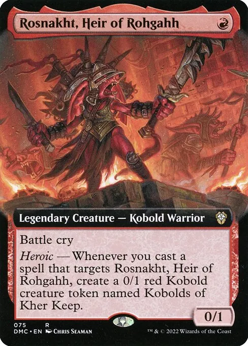 Rosnakht, Heir of Rohgahh · Dominaria United Commander 75/240