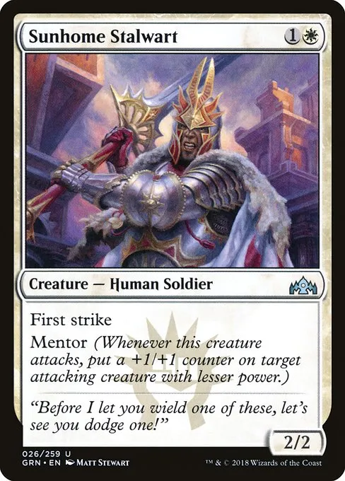 Sunhome Stalwart · Guilds of Ravnica 26/273